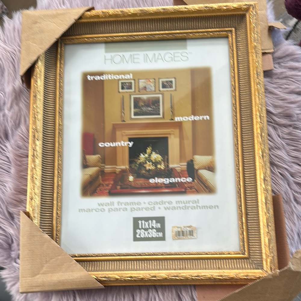 Gold Tone Picture Frame for Elegant Home Accents